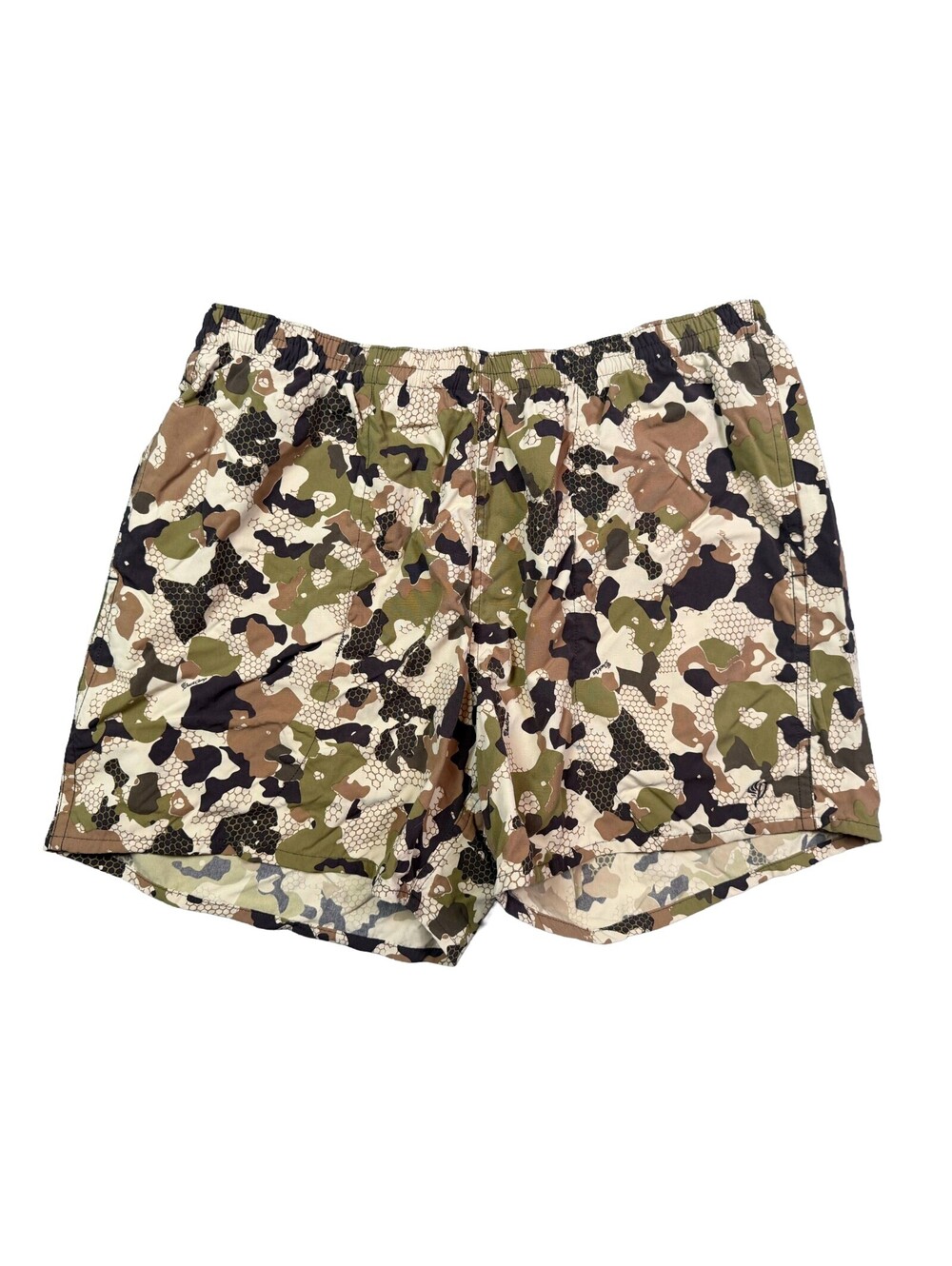 Duck Camp Scout Shorts 5" Wetland Camo Mens Medium Hunting Fishing Nylon